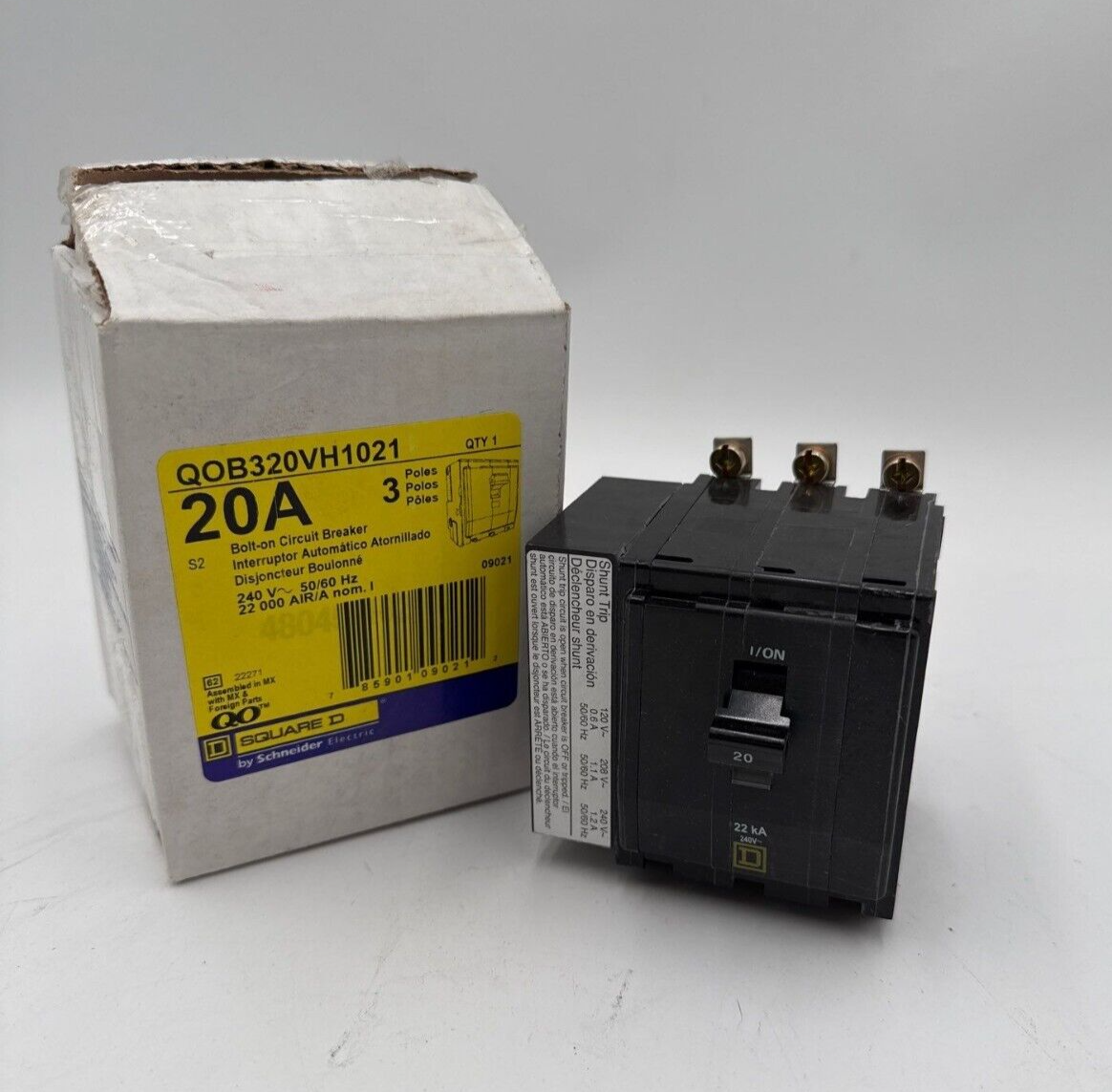 Square D QOB320VH1021 New