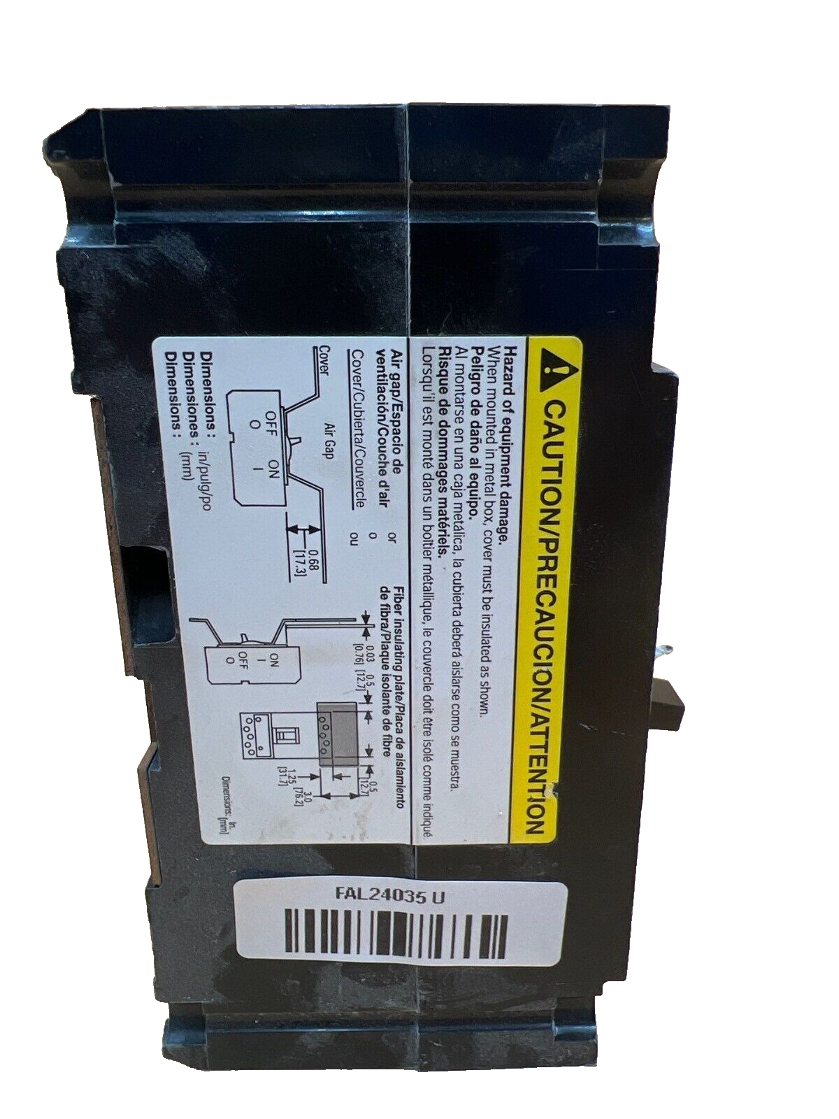 Square D FAL24035 Used