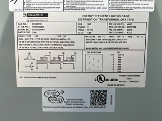 Square D EX300T3H New