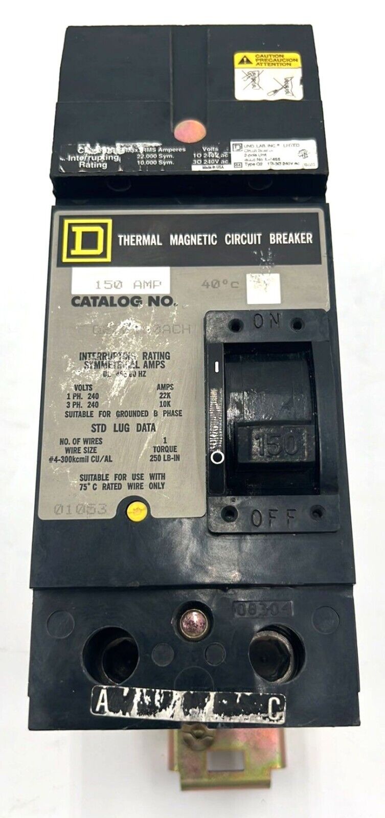 Square D Q222150ACH Used