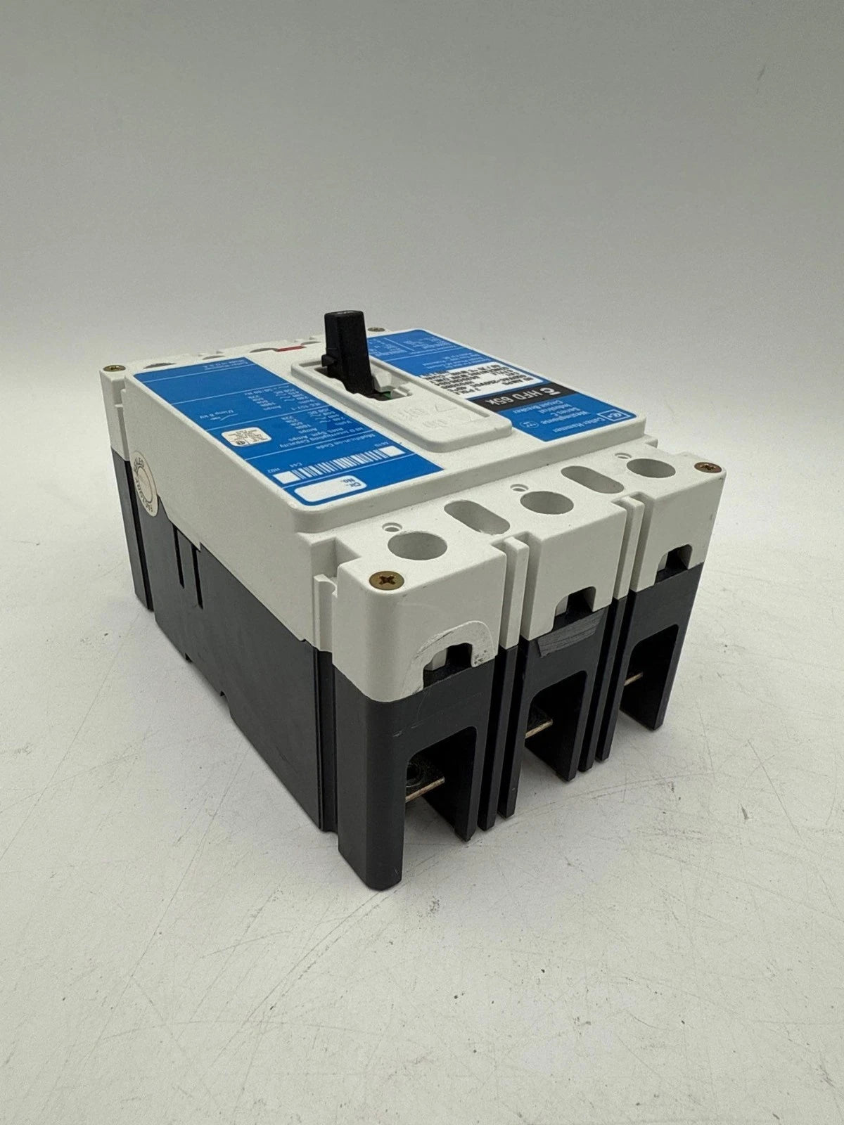 Cutler Hammer HFD3080 Circuit Breaker 80A 3P 600V 3PH HFD 65k 80 Amp 3 Pole Used