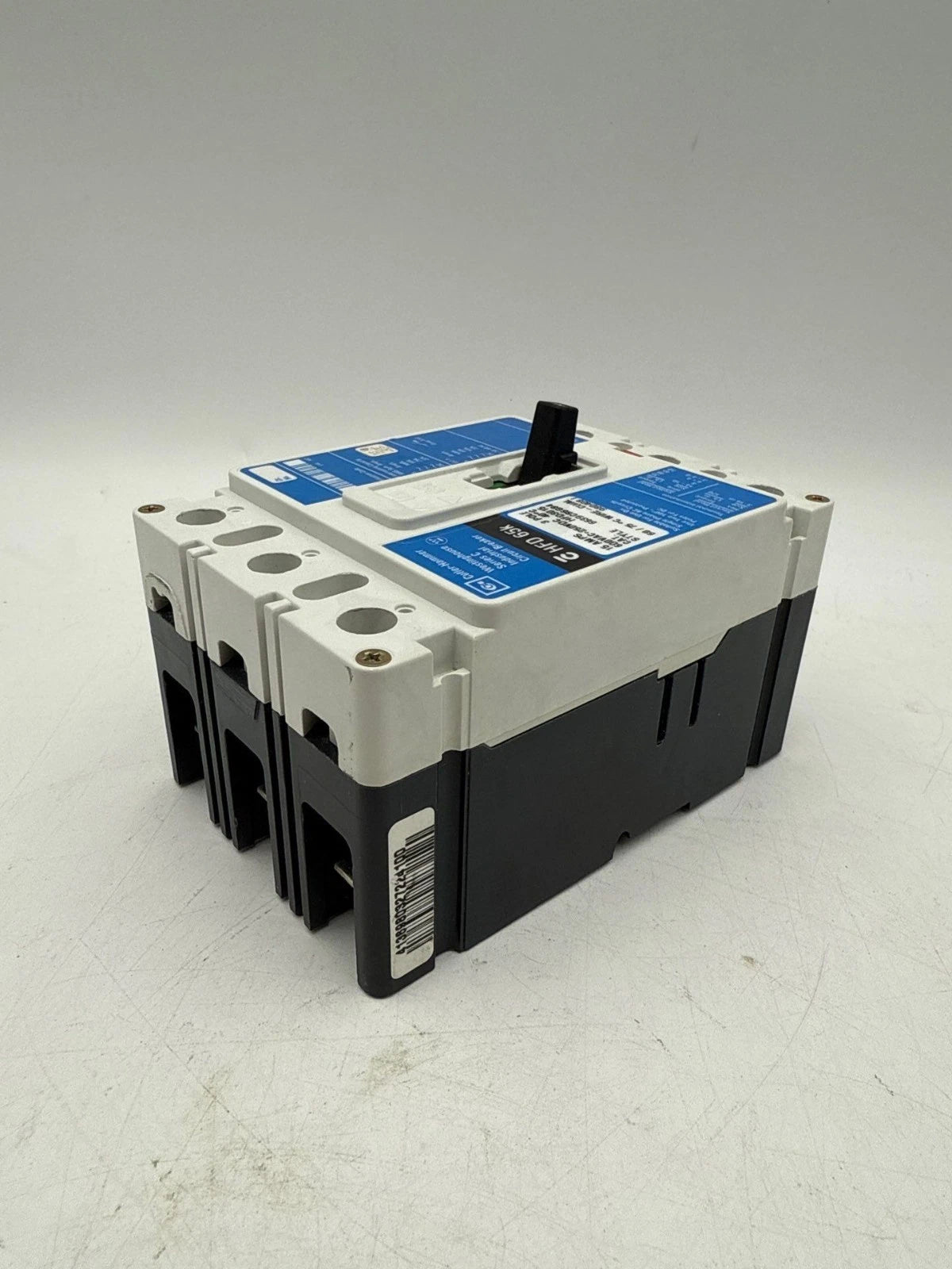 Cutler Hammer HFD3015 Circuit Breaker 15A 3P 600V 3PH HFD 65k 3 Pole 15 Amp Used