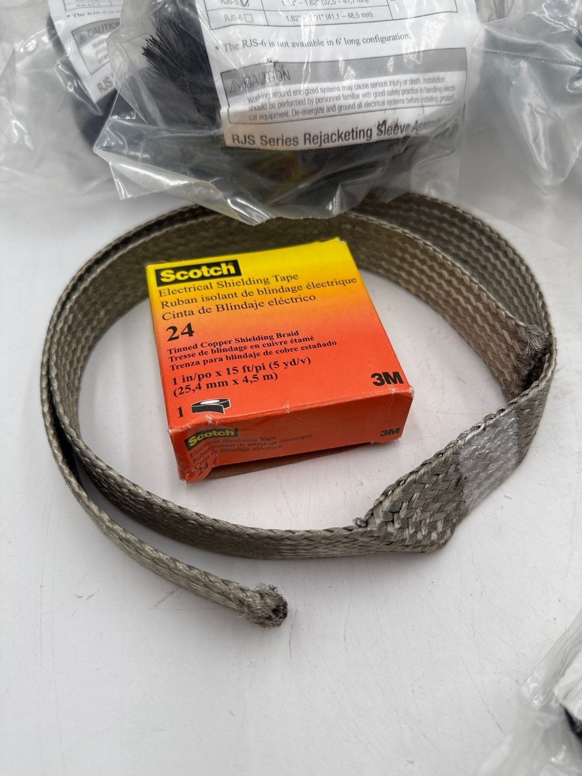 3M 3C-BOK-5 Cold Shrink Three Conductor Breakout Kit 1.18in–1.52in 30,0mm–38,6mm New