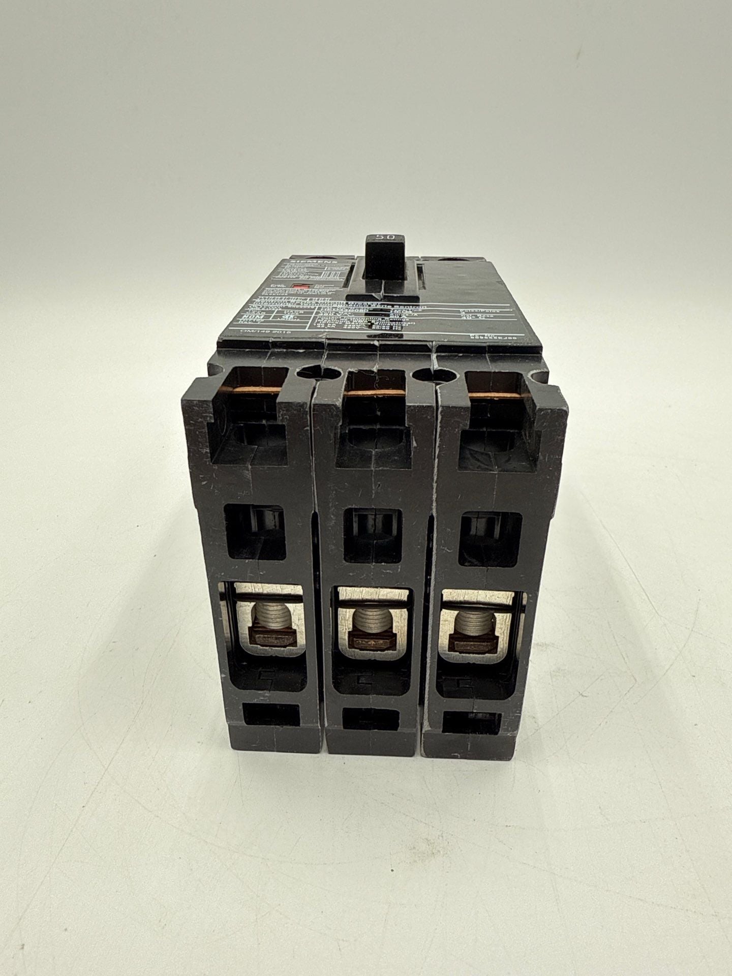 Siemens HED43B050 Circuit Breaker 50A 3P 480V 3PH 50 Amp HED4 50 Amp 3 Pole Used