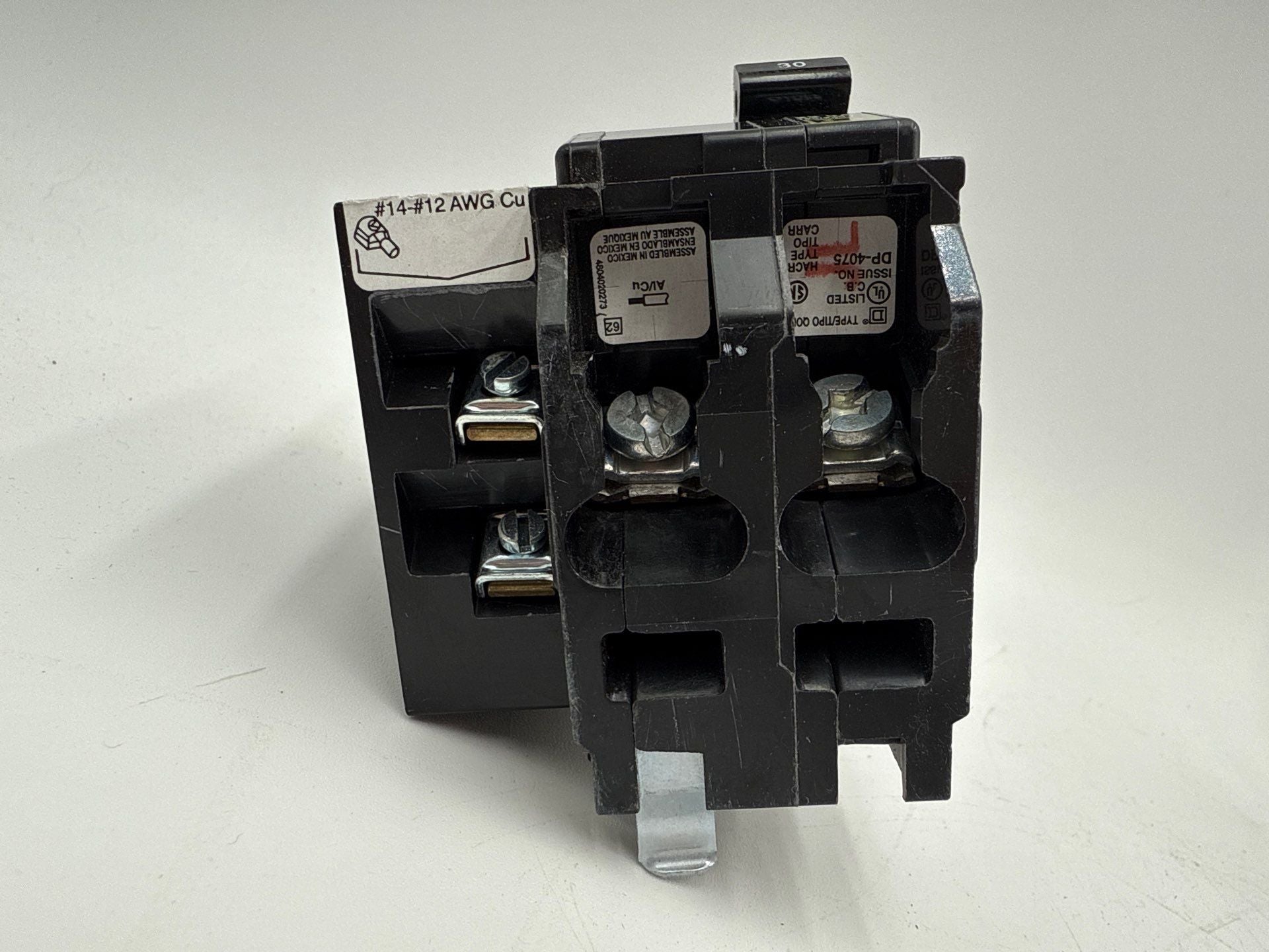 Square D QOB230VH1021 Circuit Breaker 30A 2P 120/240V 2kkA Shunt Trip 30 Amp New