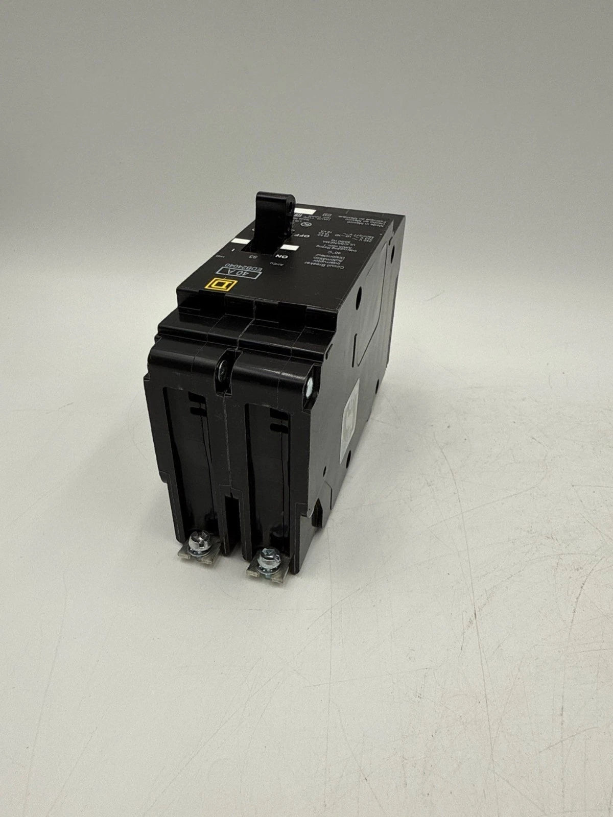 Square D EDB24040 Circuit Breaker 40A 2P 480V 1PH EDB 2 Pole 40 Amp Bolt On New