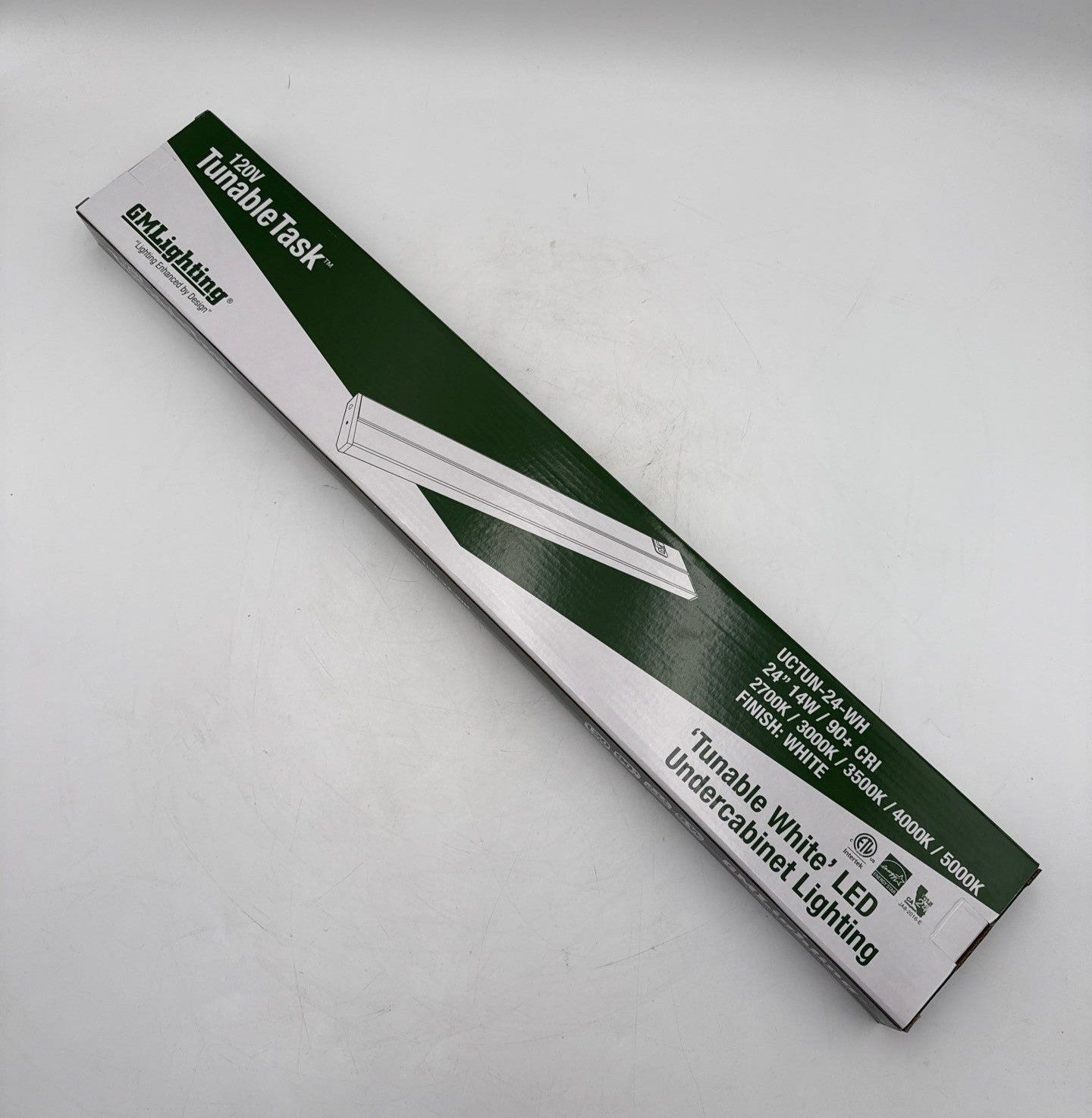 GM UCTUN-24-WH Undercabinet Light Tunable Task 24" 120V LED New