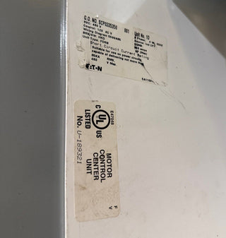 Eaton Freedom 2100 24" 400A Feeder MCC Bucket 400 Amp Breaker HKD3350 350A Used