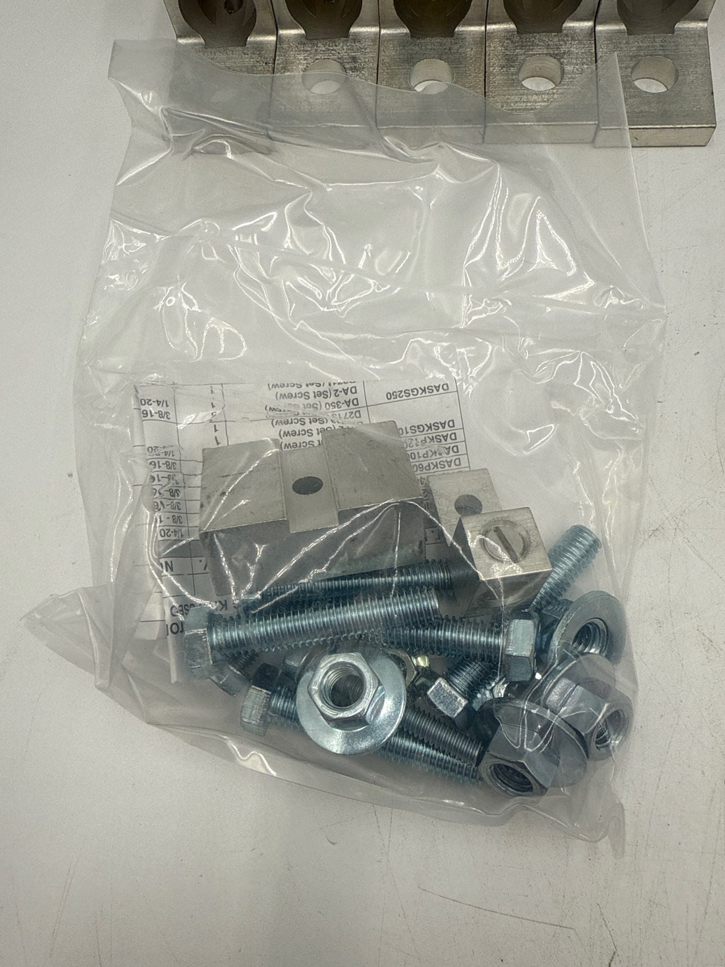 Square D DASKGS400 Terminal Lug Kit Mechanical Set Screw Aluminum New