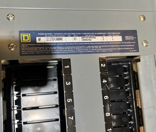 Square D NF Panelboard 600A 600/347V 3PH 42 Cir MLO Panel 600 Amp Subfeed Used