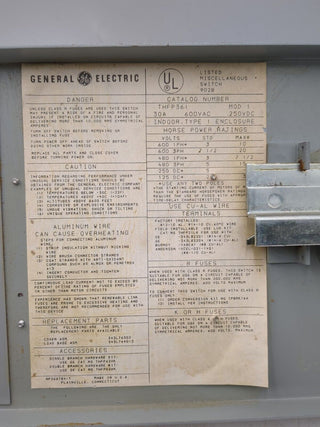 GE THFP361 Used