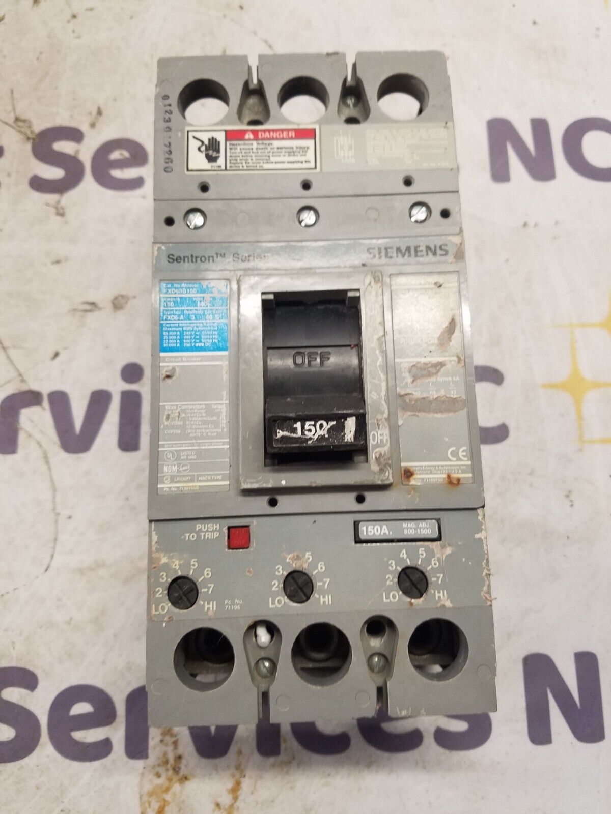 Siemens FXD63B150 Used