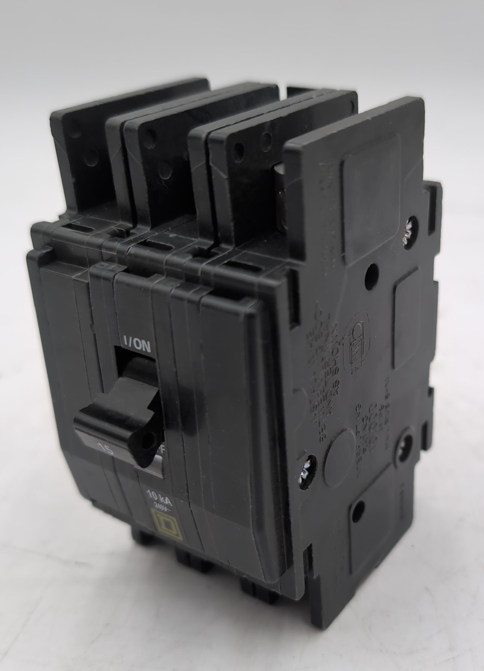 Square D QOU315 Miniature Circuit Breaker 15 Amp 3-Pole 240V Unit Mount NEW New
