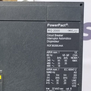 Square D RGF36200U44A Used