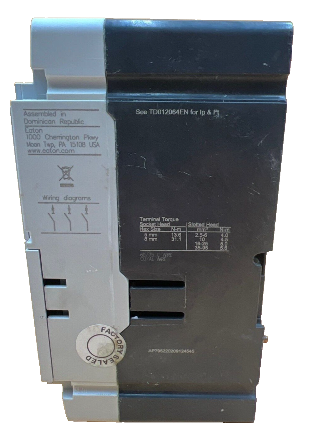 Eaton PDG23M0060TFFL Used