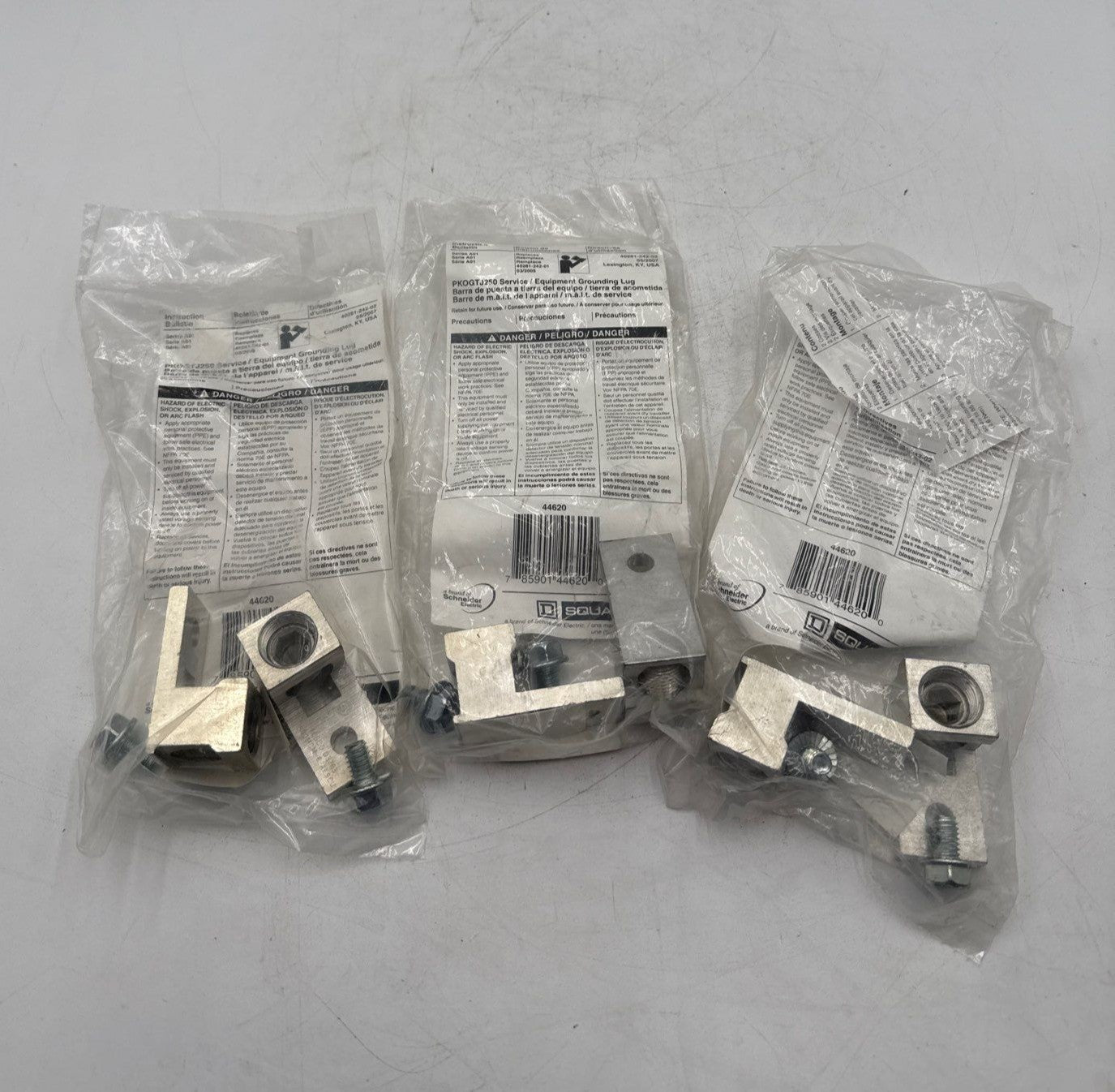 Square D PKOGTJ250 Equipment Grounding Lug Kit For J Enclosure New