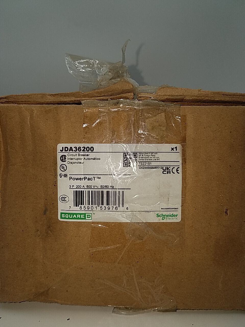 Square D JDA36200 New