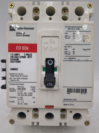 Cutler-Hammer ED3175A04 Used