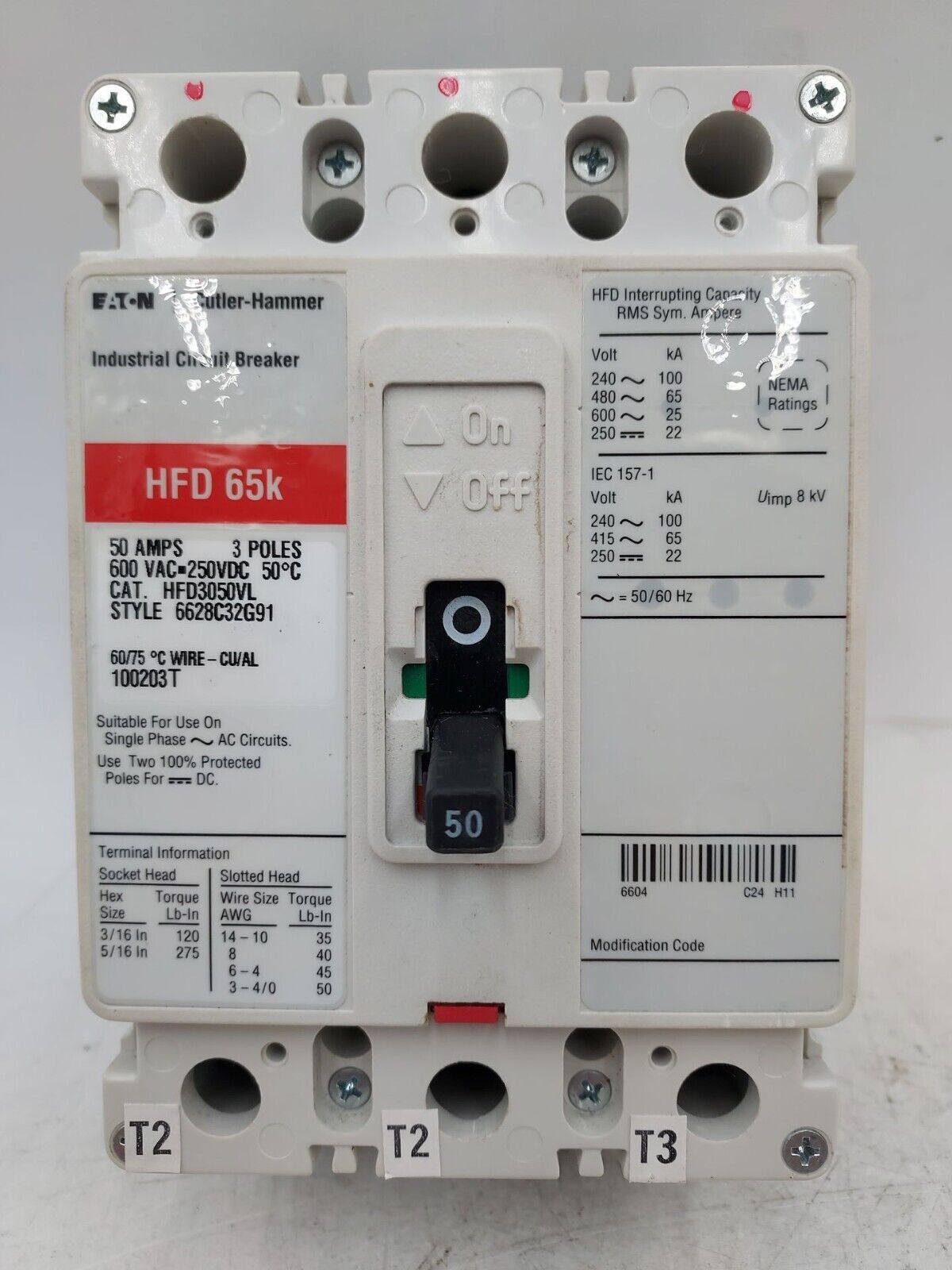 Eaton HFD3050VL Used