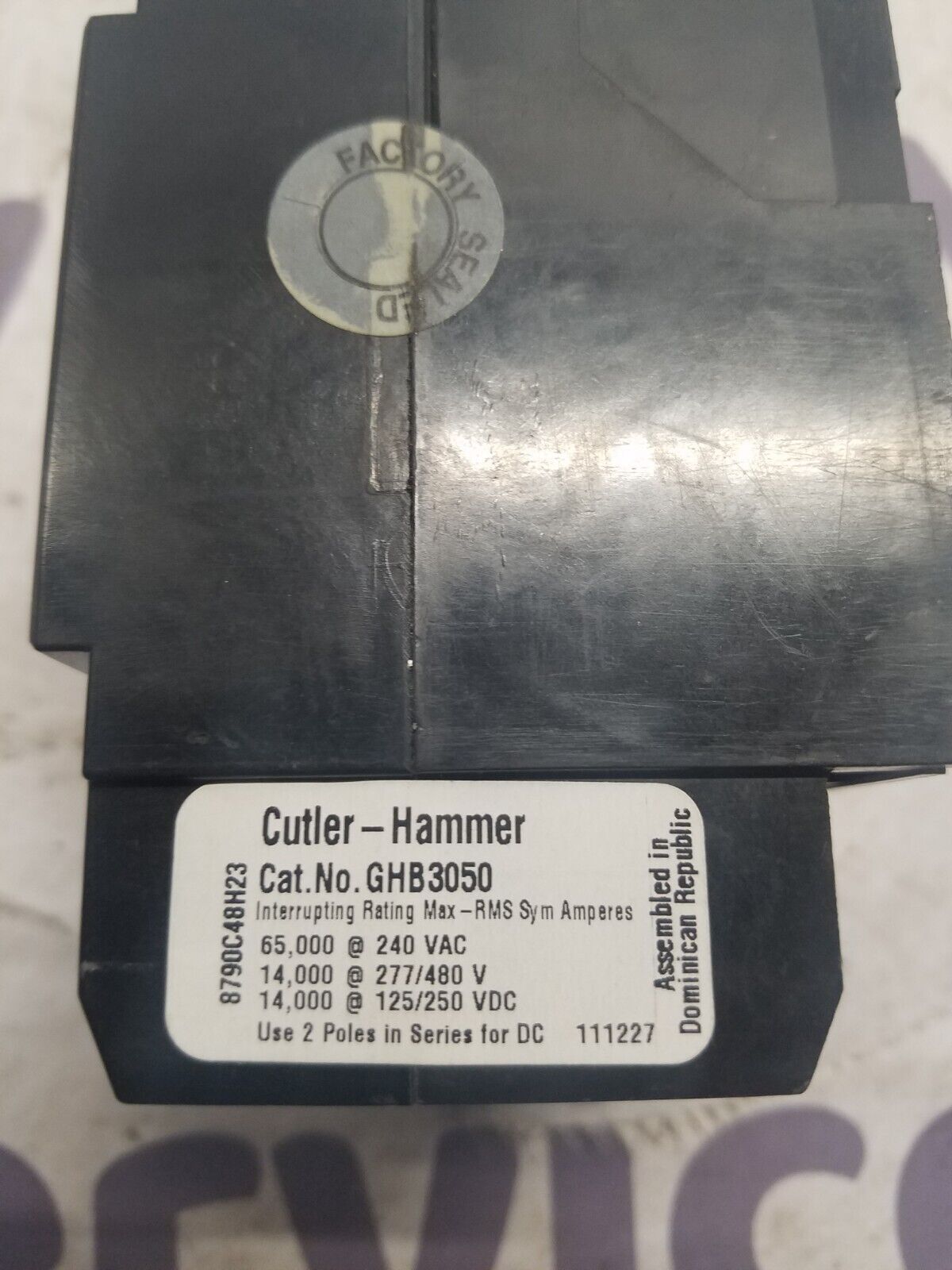 Cutler-Hammer GHB3050 Used