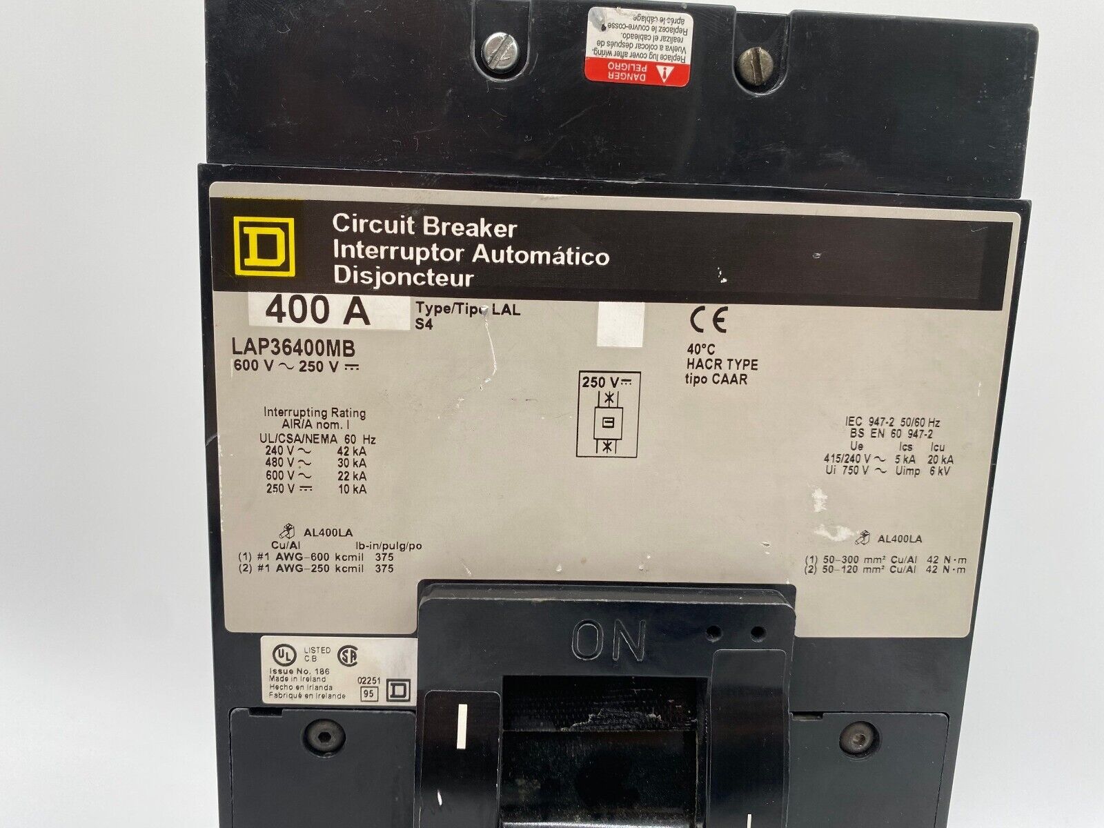 Square D LAP36400MB New