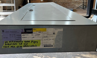 GE AEF3424MTX Panelboard 400A 208Y/120V 3PH 4W MLO Main Lug with 225A Subfeed P279 Used