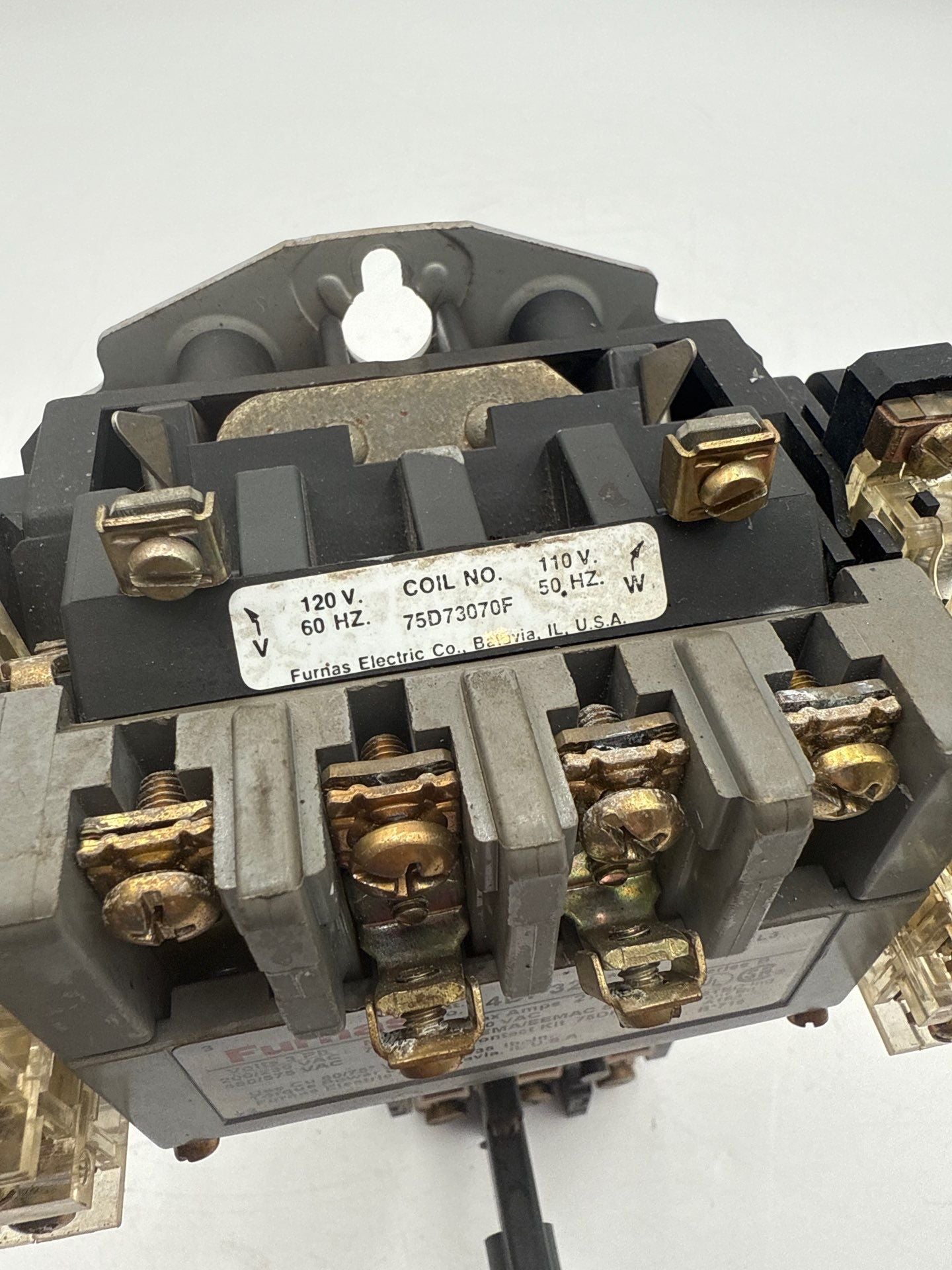 Furnas 14DP32AF71 Magnetic Starter 27A 3P 600V Size 1 Coil 110-120V Heater K36 Used