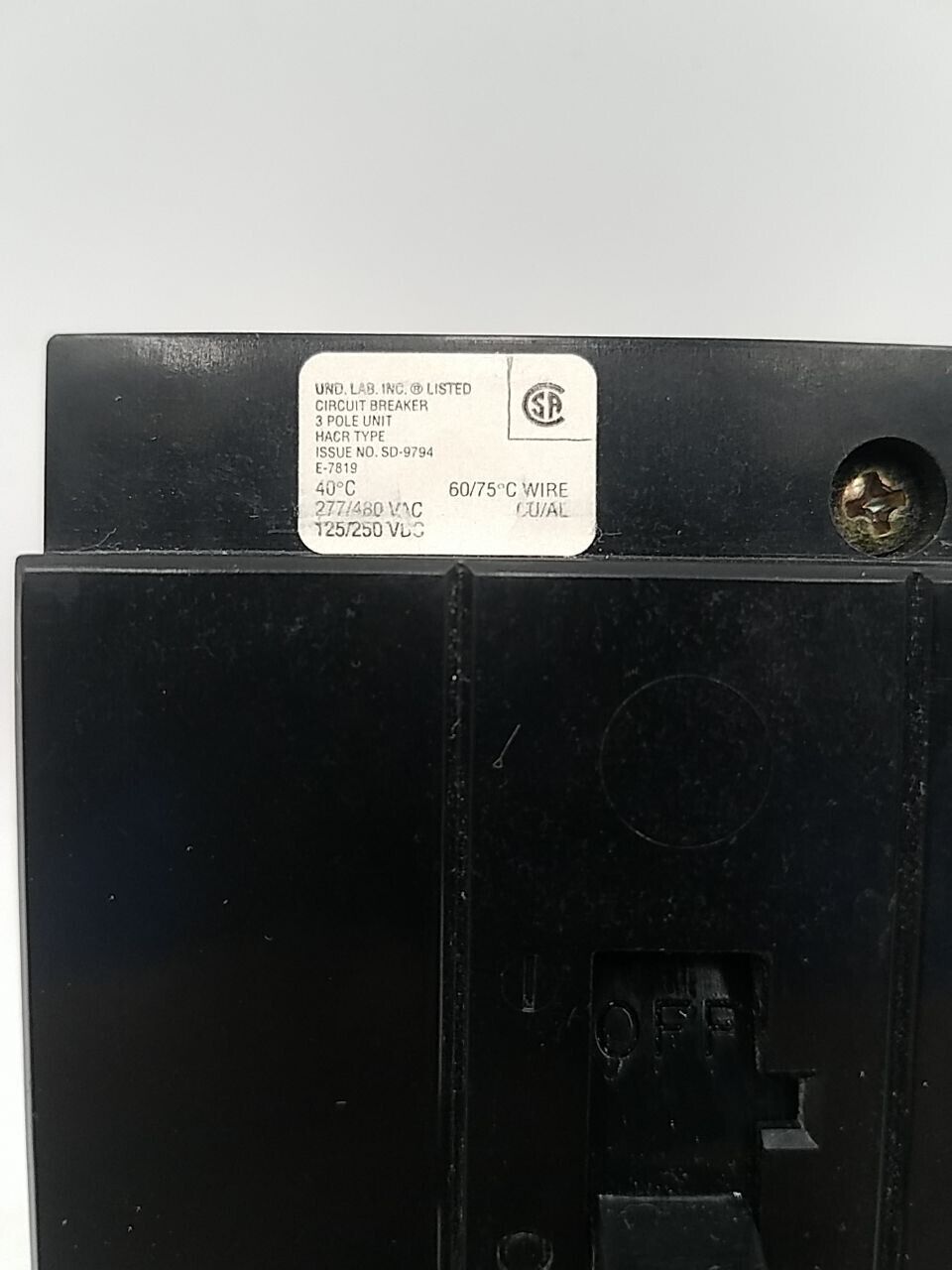 Cutler-Hammer CH3070 Used