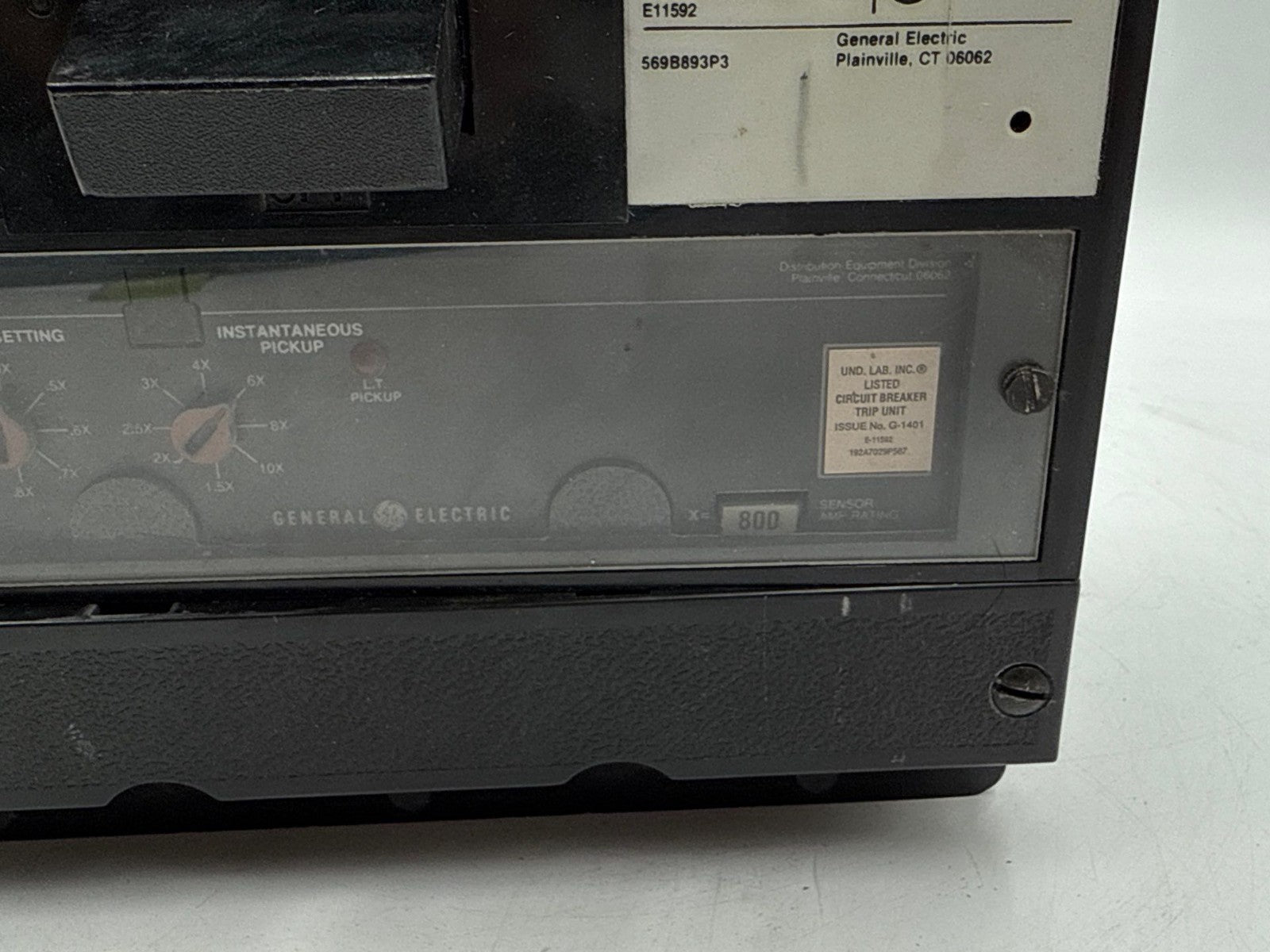 GE TKL4V4608 Circuit Breaker 800A 3P 600V 3PH TKL 800 Amp 3 Pole VersaTrip T4VT Used