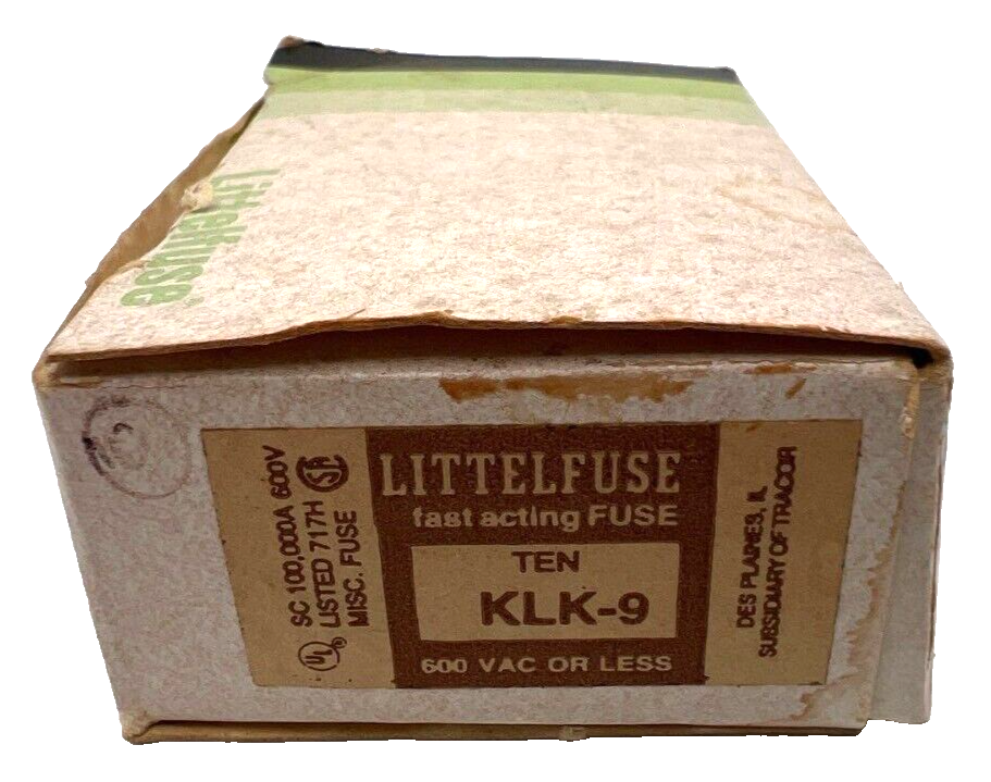 Littelfuse KLK-9 New