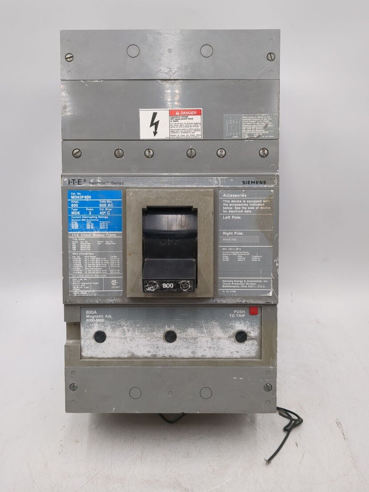 Siemens MD63F800 Used