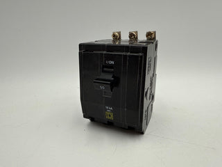 Square D QOB350 Circuit Breaker 50A 3P 240V 3PH QOB 50 Amp 3 Pole Bolt On Used