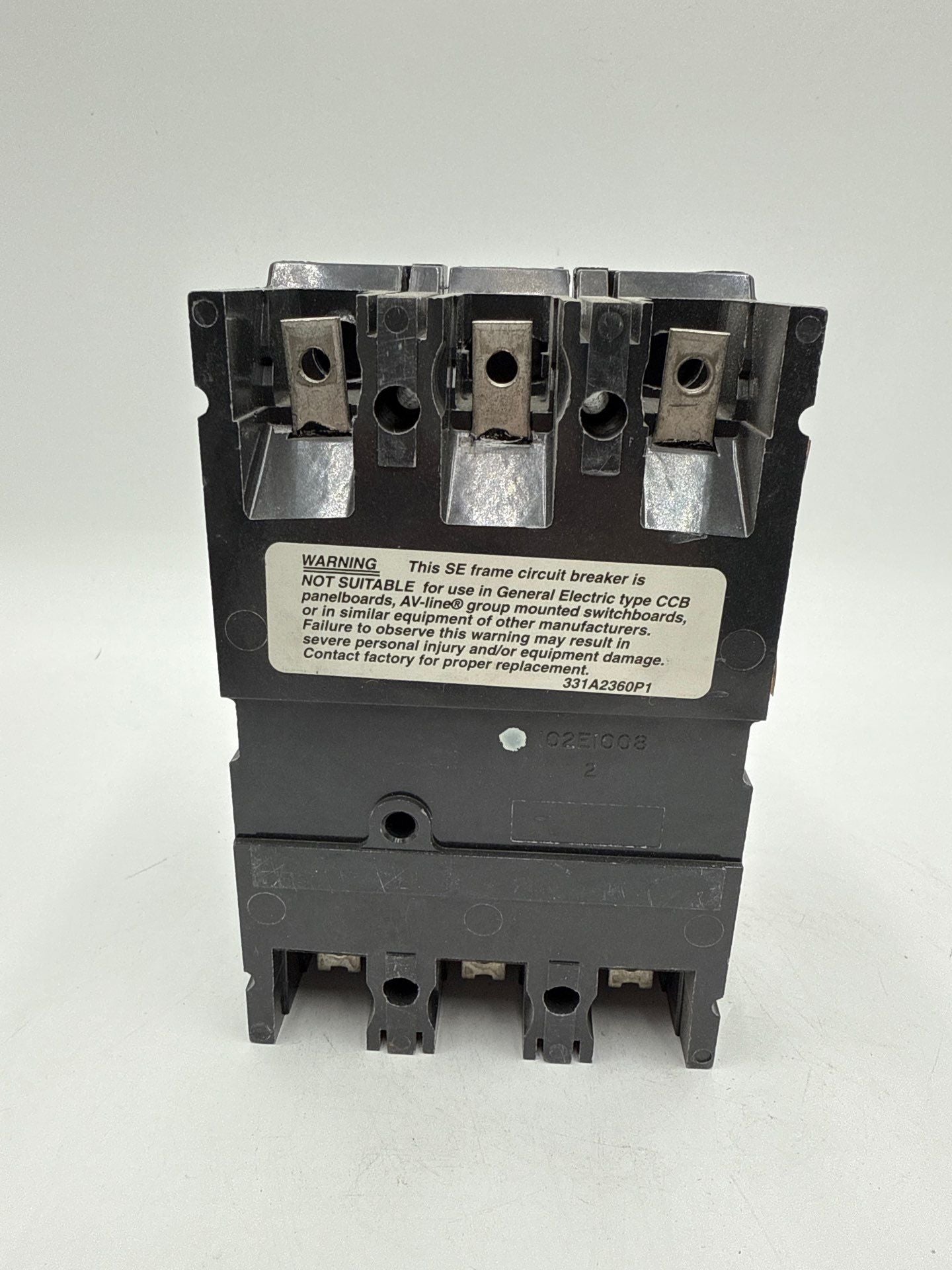 GE SEHA36AT0060 Circuit Breaker Frame 60A 3P 600V SEHA 60 Amp 3 Pole NO PLUG Used