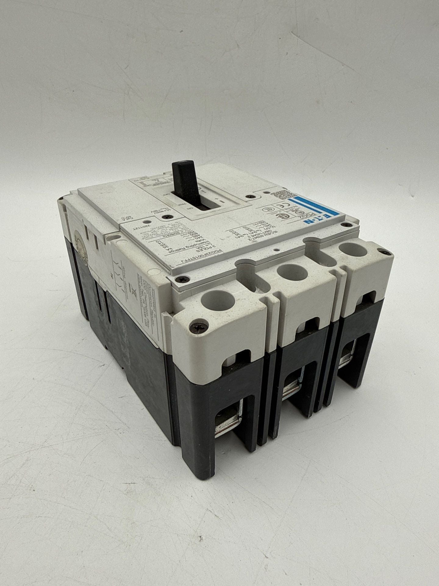 Eaton PDG23F0015TFFJ Circuit Breaker 15A 3P 600V PDG2 15 Amp 3 Pole 25kAIC Used