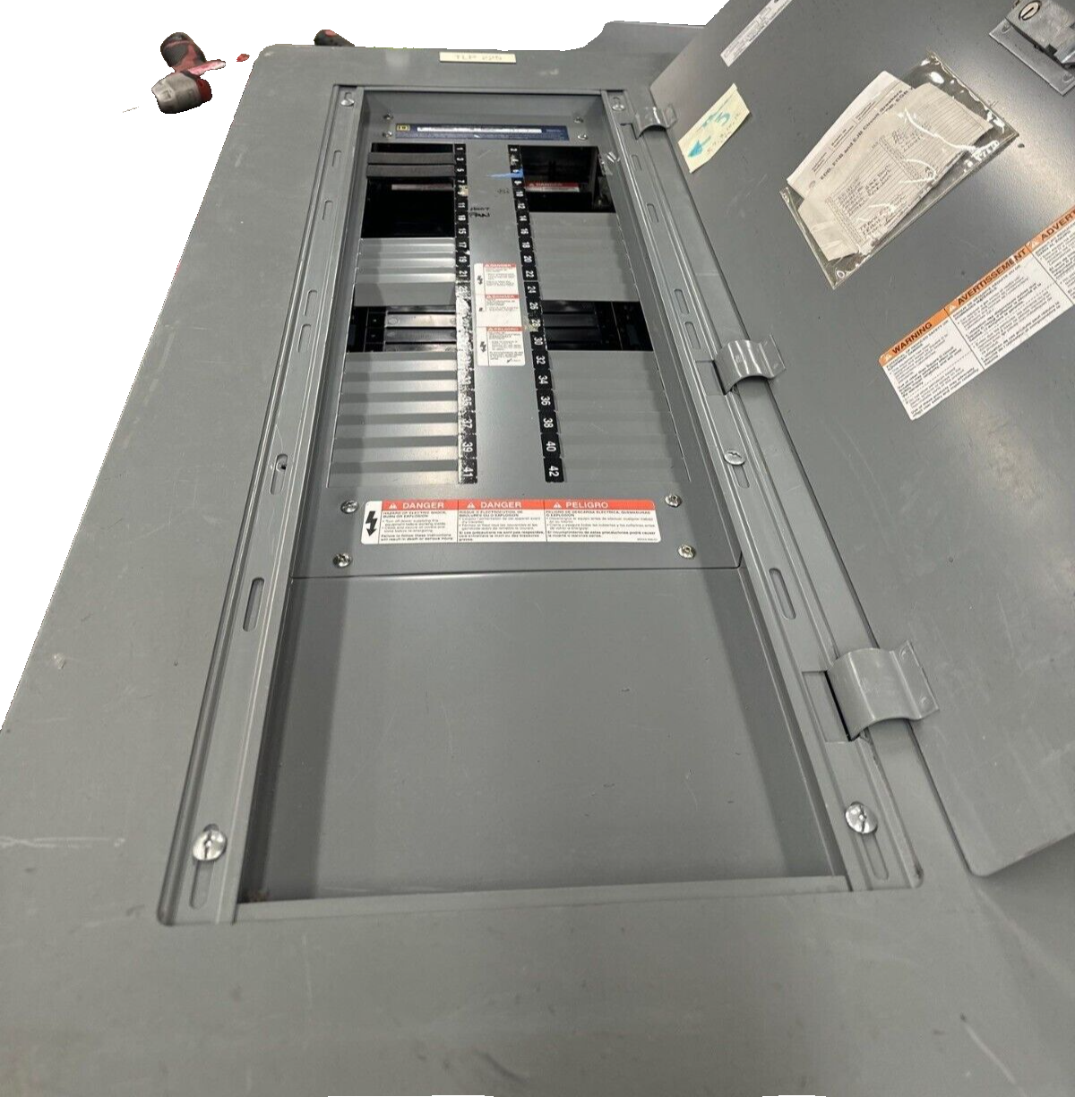 Square D NF Panelboard 250A 600Y/347V 240V 3PH 4W 42 Circuit 250 Amp MH44 P401 Used