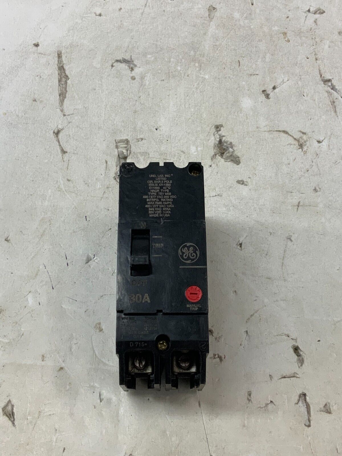 General Electric TEY230 Used