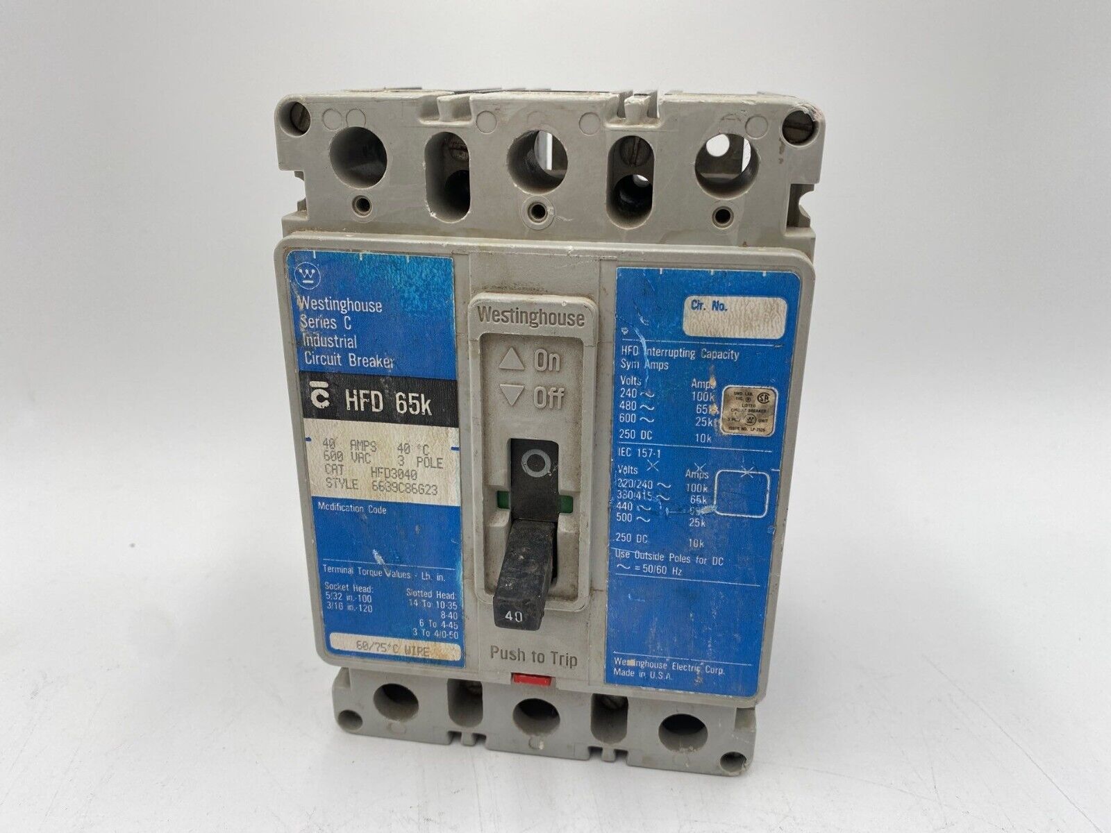 Eaton HFD3040 Used