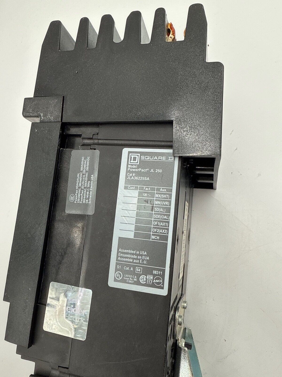 Square D JLA36225SA Used