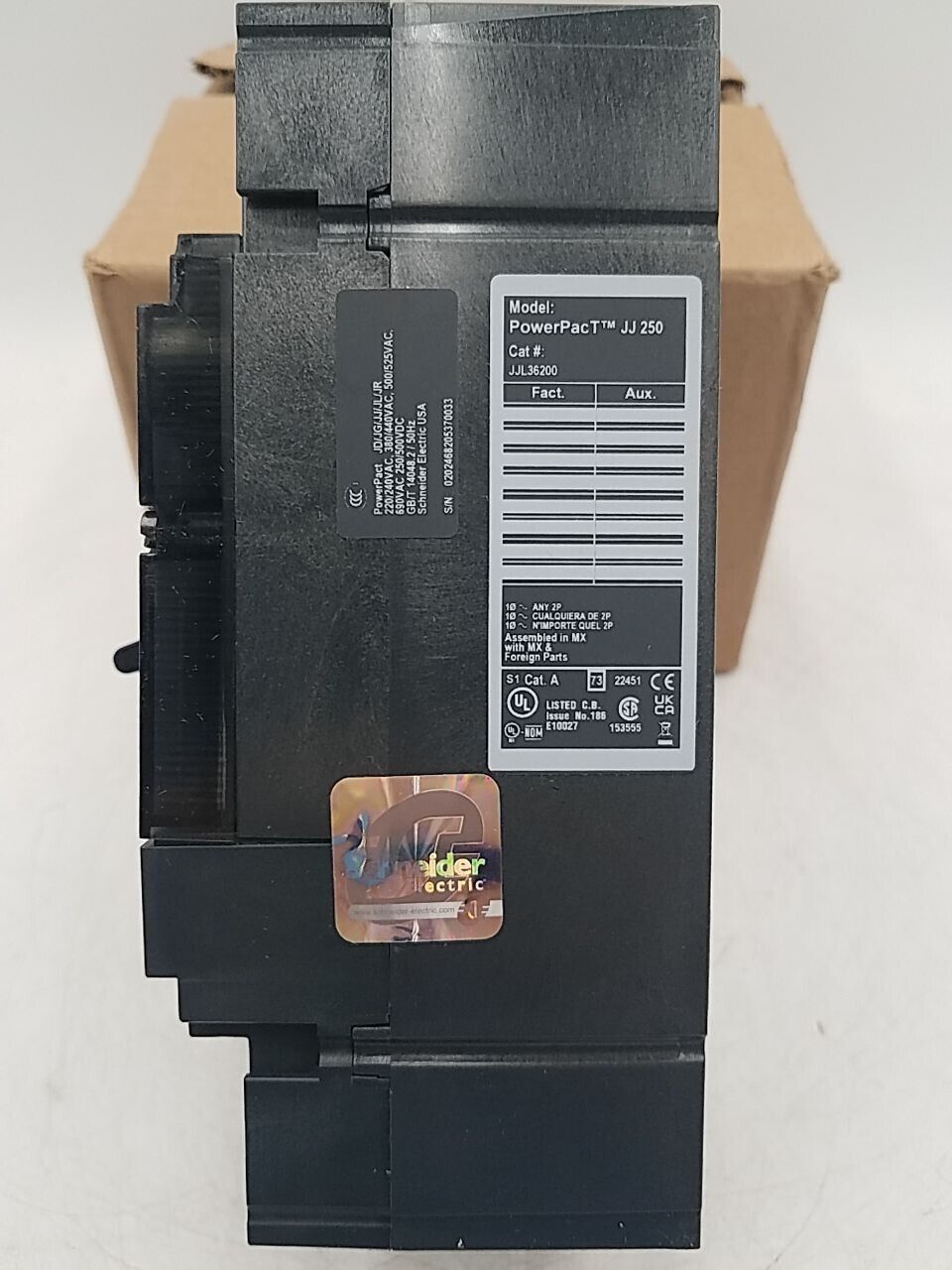 Square D JJL36200 New