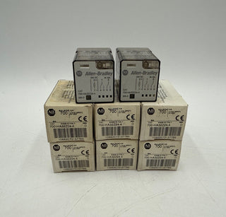 8PC Allen Bradley 700-HA32Z24-4 Relay 10A 24VDC 2 C/O DPDT 8 Pin Plug In New