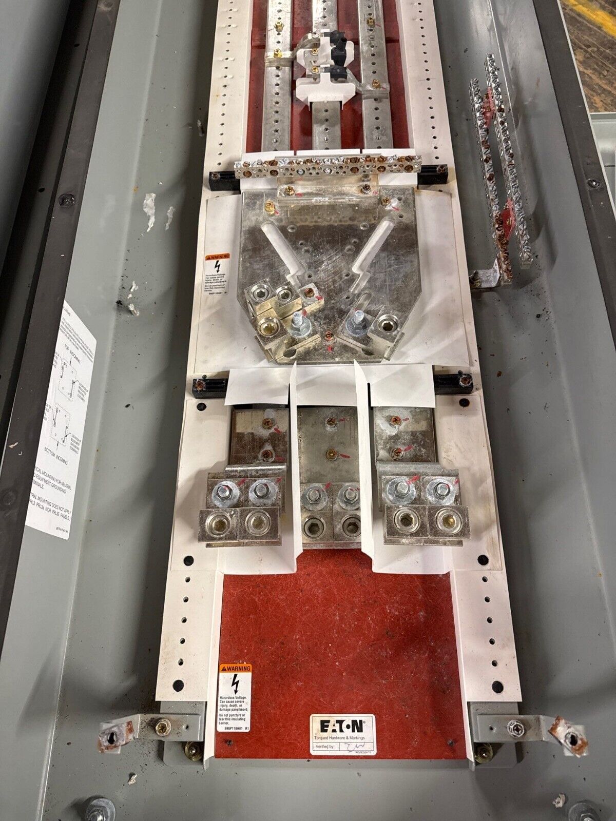 Eaton PRL3a Panelboard 400A 480/277V 3PH 4W 18 Circuit MLO 3R Outdoor Encl P287 Used