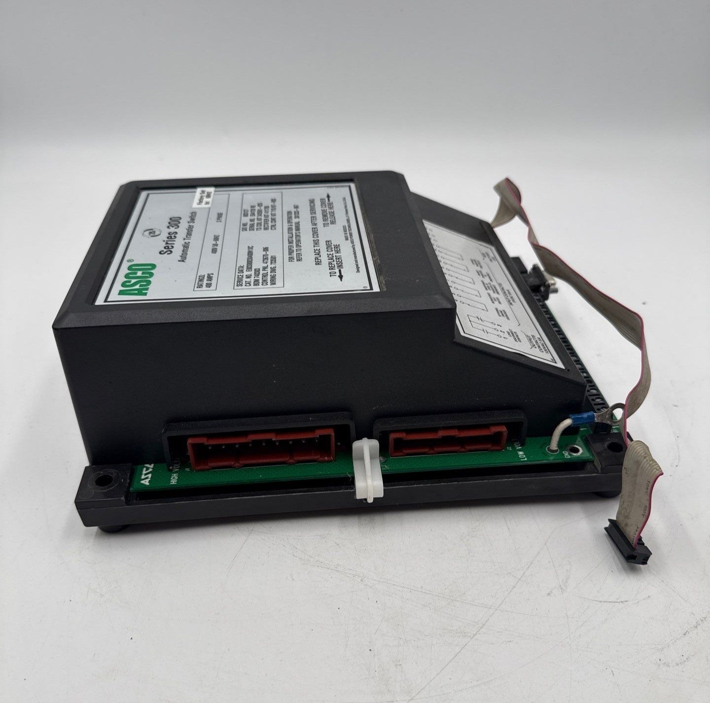 ASCO Series 300 Automatic Transfer Switch 400A 480V 60Hz E00300030400N1XC Used