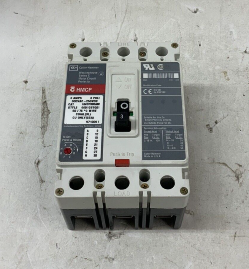 Cutler-Hammer HMCP003A0C Used