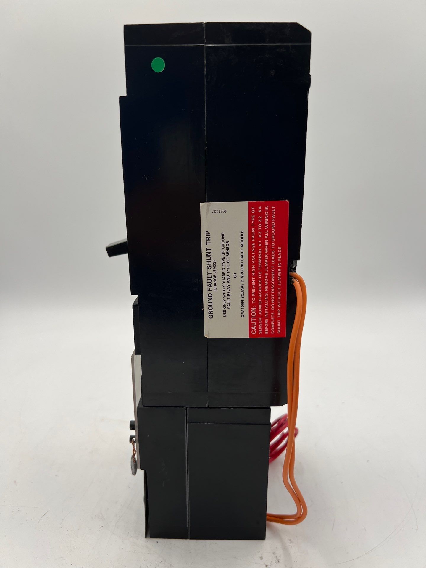Square D FIF36060G Circuit Breaker 60A 600V 3P 60 Amp Ground Fault GFM100FI Used