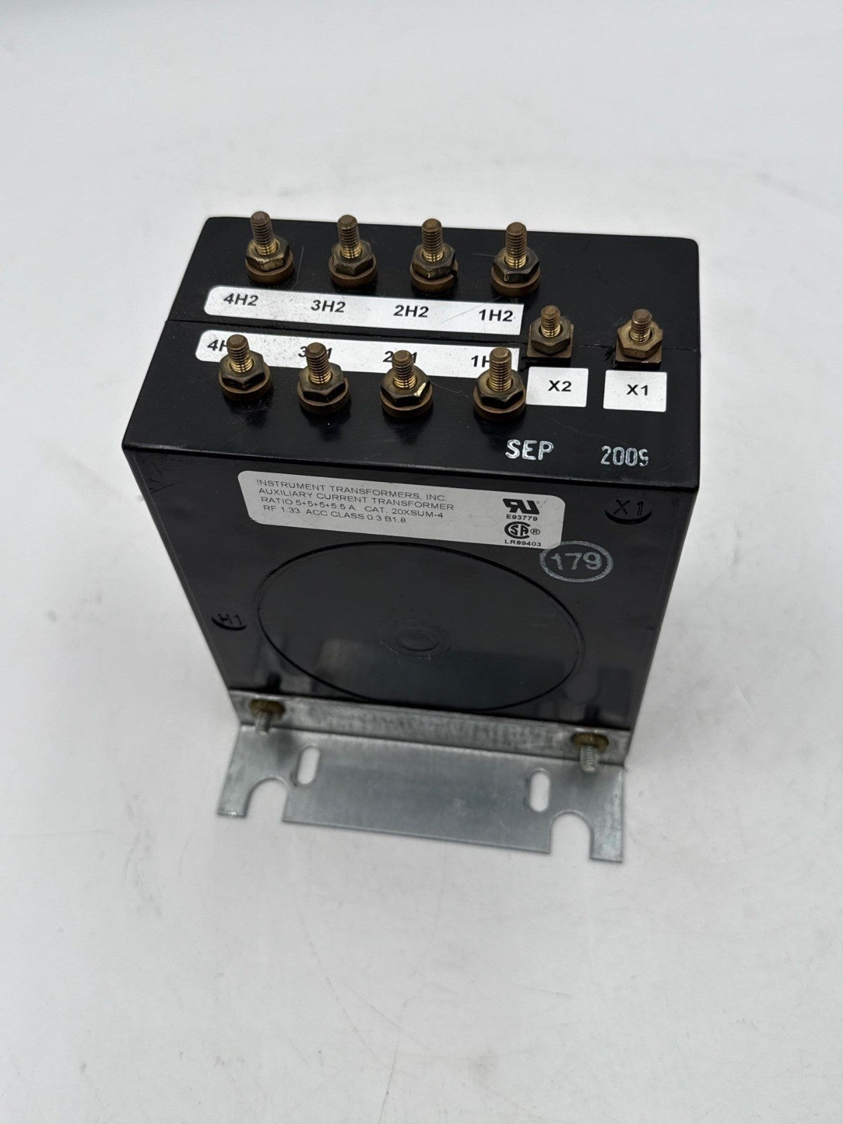 Instrument Transformers 20XSUM-4 Auxiliary Current Tansformer Ratio 5+5+5+5:5A Used