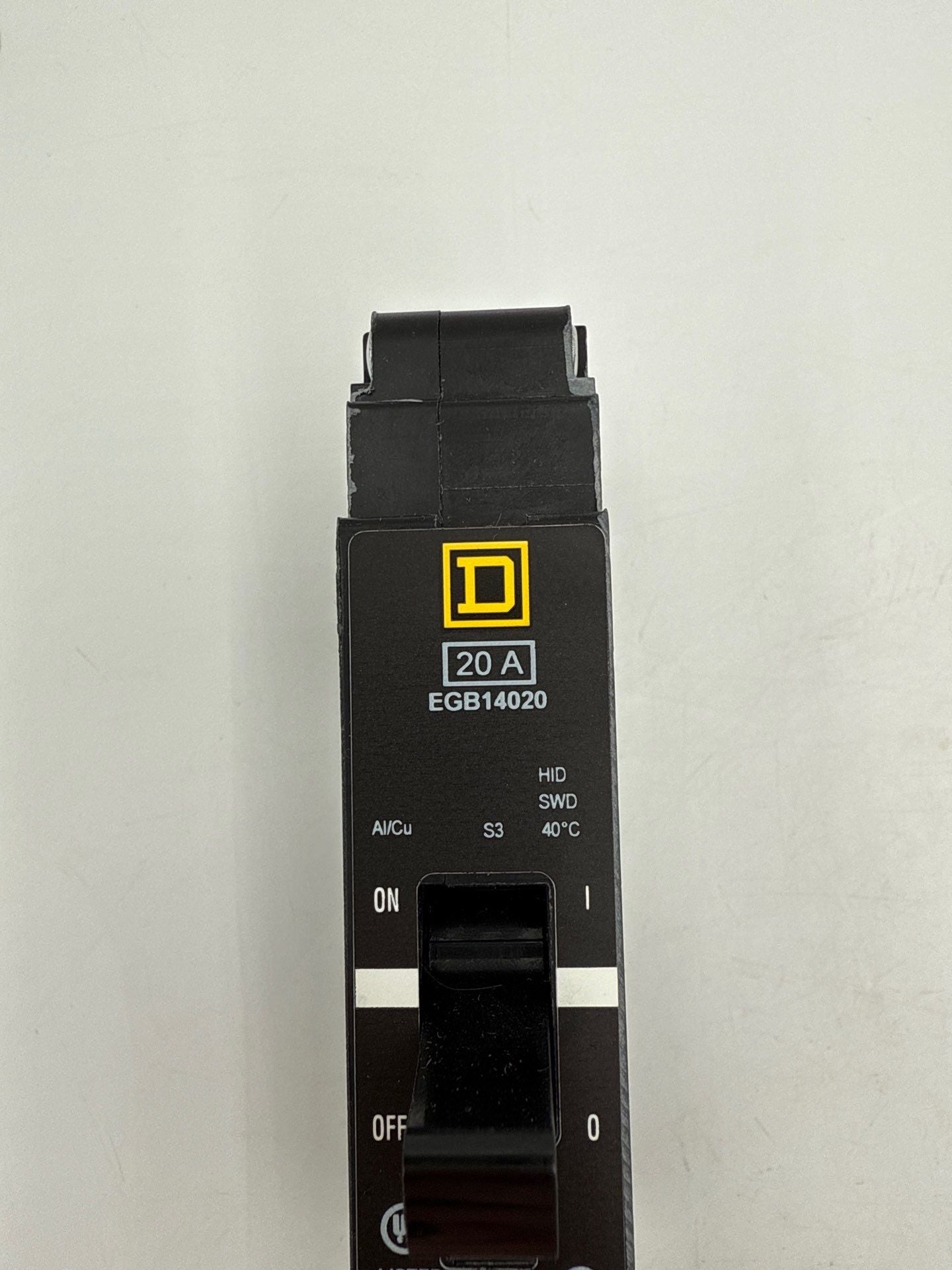 Square D EGB14020 Circuit Breaker 20A 1P 277V EGB 20 Amp 1 Pole Bolt On New
