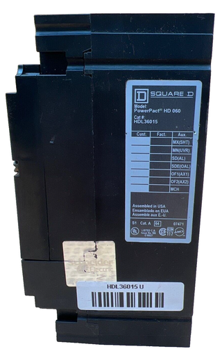 Square D HDL36015 Used