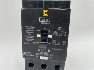 Square D EGB34125 Used