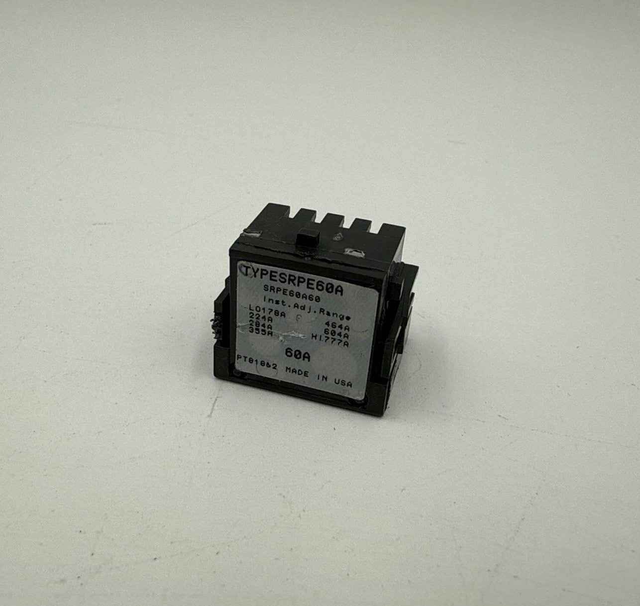 GE SRPE60A60 Rating Plug 60A SRPE60 60 Amp Frame SEDA SEHA SELA SEPA Used