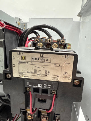 Square D Model 6 Size 3 100A 18" MCC MCCB Bucket Motor Control 100 Amp 8536SE01S New